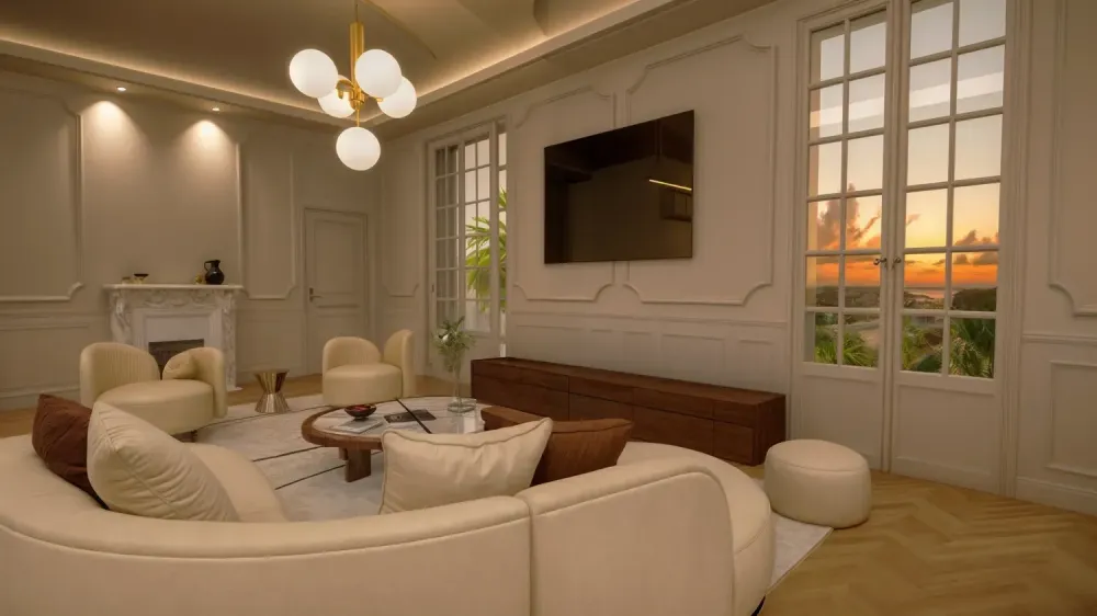 Design du salon Anderson